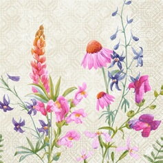 Obrúsky Floret 3vr. 40x40cm 250ks/bal 4bal/krt