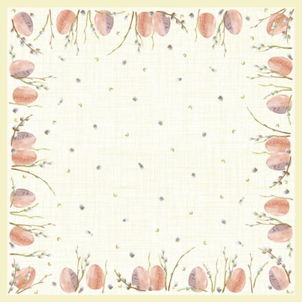 Obrus Willow Easter Dunicel 84x84cm 20ks/bal 5bal/krt