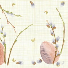 Obrúsky Willow Easter Dunisoft 40x40cm 60ks/bal 6bal/krt