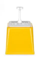 Dávkovač omáčok s pumpičkou 2,5L žltá 230x210x(H)327mm