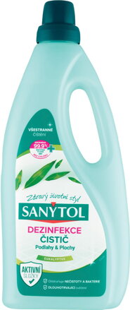 Sanytol-dezinfekcia-univ.na plochy Euakalyptus Mäta  1000ml, 12/PK