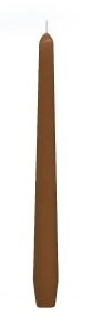 Sviečka kónická hnedá 10ks/bal,12PK
