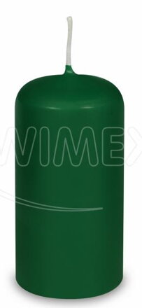 Sviečka valcová zelená 60x120mm 12/krt