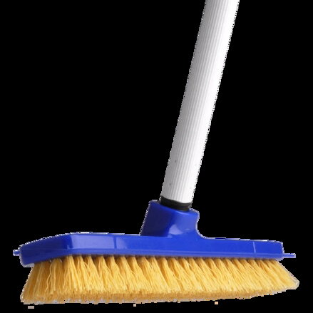 Metla na drhnutie s násadou, 12PK