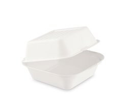 Menu box na hamburger BIO cukrová trstina 152 x 150 x 78 mm 50 ks 3bal/krt
