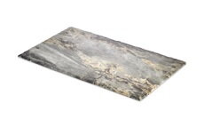 Podnos 1/2 Royal Marble zlatosivý kameň melamin 24PK