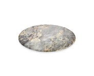 Podnos D30cm Royal Marble zlatosivý kameň melamin 24PK