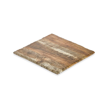 Podnos štvorec 25x25 cm SIERRA imitácia dreva 32PK melamin