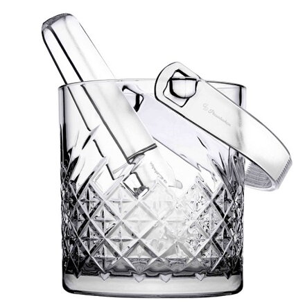 Nádoba na ľad 100ml+kliešte Timeless sklo 6PK