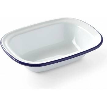 Miska smalt ovál 21,5x16cm biela