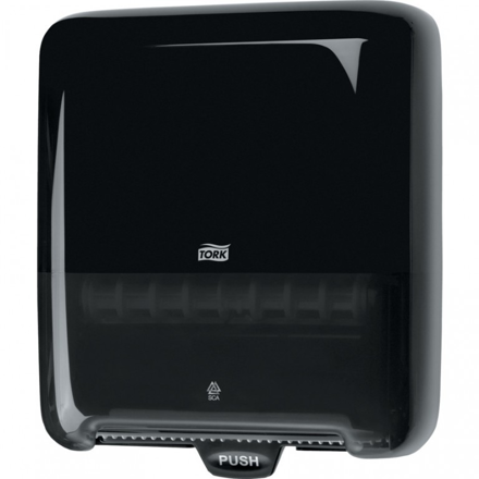 Zásobník Matic Tork H1 na papier utier v kotúči, čierny plast, H1 372x337 manuál