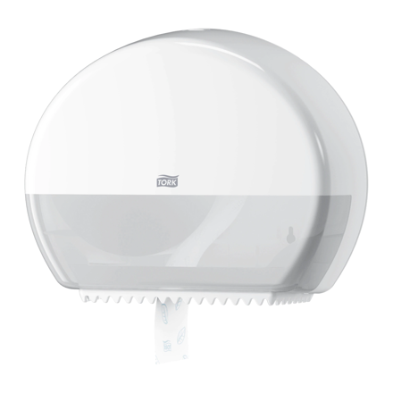 Zásobník Tork T2 Mini Jumbo na toalet papier,Biely plast 275x345