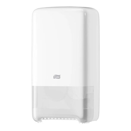 Zásobník Tork T6 na toalet papier biely - kompaktný kotúč