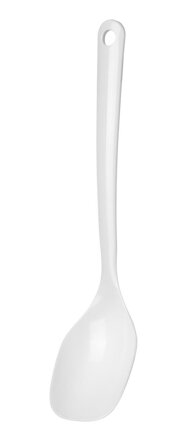 Lyžica šalátová 30,5cm biela plast