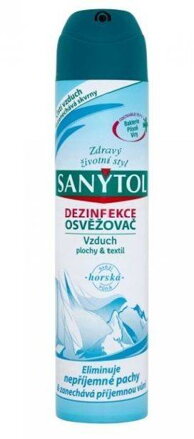 Sanytol-dezodor. osviežovač vzduchu,plôch,textílii 300ml,12ks/PK