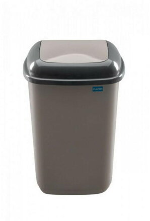 Kôš odpad. preklapací  45l  hnedý plast 6PK