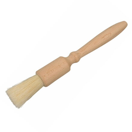 Štetec potravinársky 19cm nelakovaný drevo  okrúhly 6PK