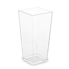 Pohárik hranatý Finger food číry 4x4x8,2cm 85ml 40ks/bal 20bal/krt