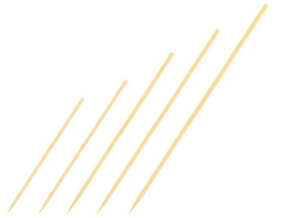 Špajle bambusové 25cm 200ks/bal