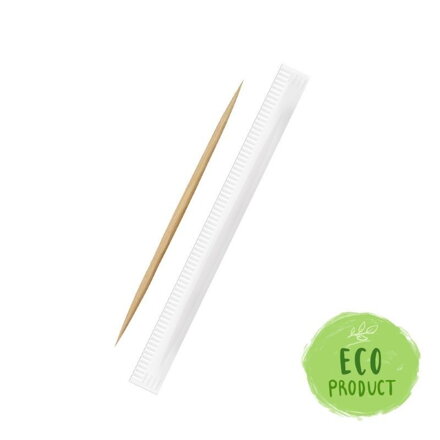 Špáradlá drevené hygienicky balené v papieri 1000ks/bal