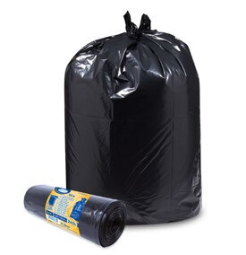Vrecia na odpad 140l,čierne 25ks/rol,38my 10rol/k 90x110