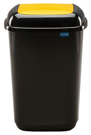 Kôš na odpad 90l plast žlté veko, preklapací 5PK