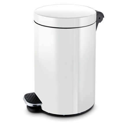 Kôš odp. 12L s pomalým zatváranínm pedál nerez