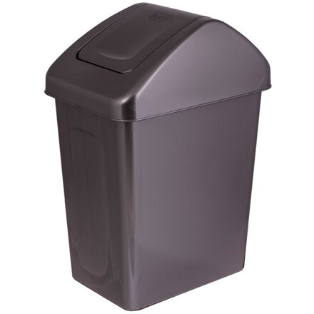 Kôš odpad. 25l preklapací antracit pearl plast