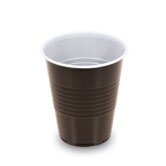 Pohár 150ml automatový hnedo-biely 100ks/bal, 30bal/krt, 300