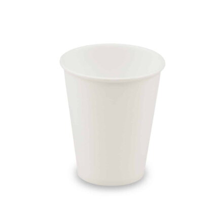 Pohár 150ml autom. papierový biely 80ks/bal, 30bal/krt 