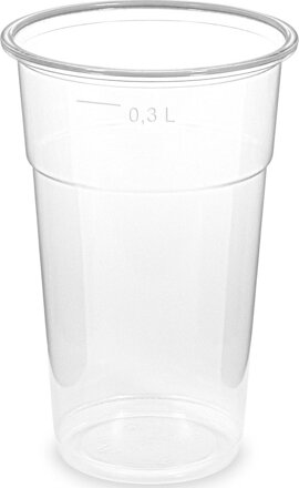Pohár 300ml priesvitný 50ks/bal, 25bal/krt,