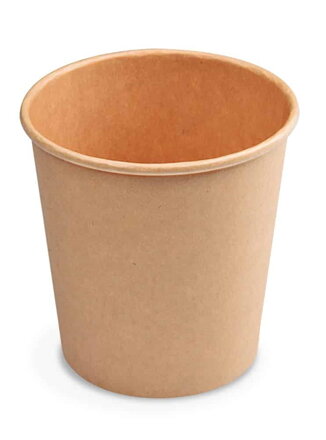 Pohár 200ml hnedý 50ks/bal, 20bal/krt papier jednor