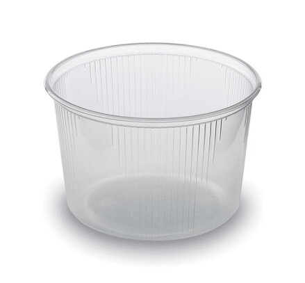 Miska okrúhla prie.300ml D101mm pre viečko 77400 100ks/bal,10bal/kar