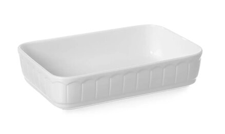 Misa zapekacia Rustica 28,2x 19,2x 6,5cm 2,3L porcelán biela 600°C