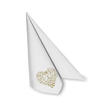 Obrúsky PREMIUM Svadba 40x40cm 50ks/bal 16bal/krt