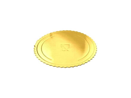 Podnos D32cm zlatý pevný lepenkový 3vrs.  50ks/bal