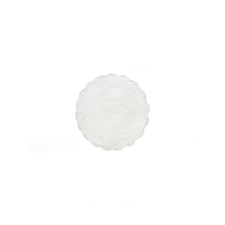 Rozetky biele AIRLAID 9cm 500ks 9bal/PK