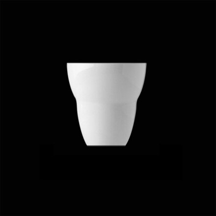Šálka bez ucha 9cl BASIC porcelán