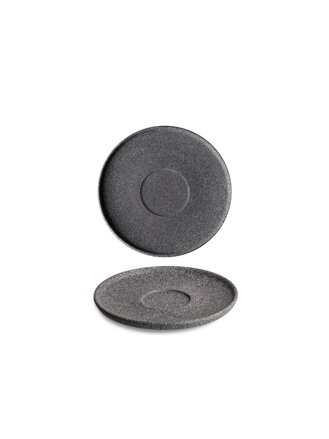 Podšállka 14cm GRANIT 4 raw, porcelán