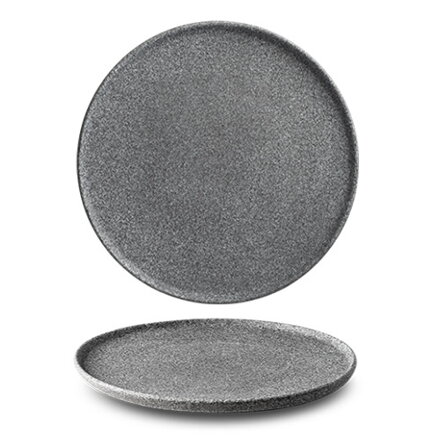 Tanier plytký 26cm GRANIT 4 raw, porcelán