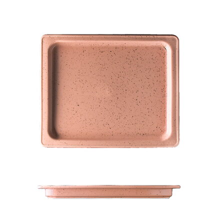 Gastronádoba GN 1/2-25mm  TERACOTA porcelán, 1,1L