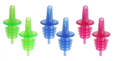 Nalievatko plastic 2x modré, 2x zelene, 2x červene