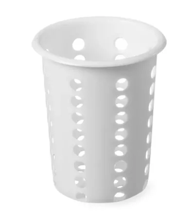 Košík na príbory okrúhly D97x137mm, do umývačky alebo zásobníka, plast