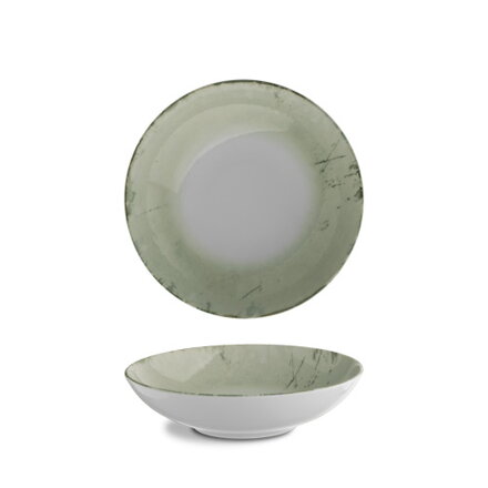 Misa 22cm STONE green, Decolab porcelán
