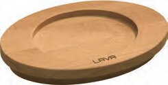 Podnos drevený okrúhly pod hrniec liatinový D 10-12cm