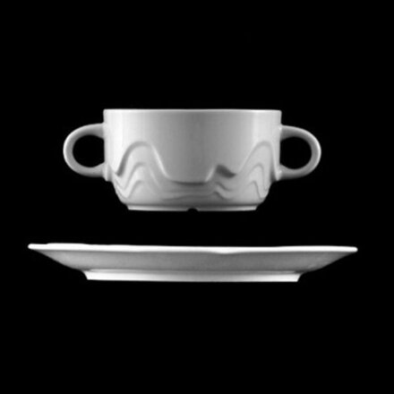 Šálka na pol. 2-uši 32cl  MELODIA, porcelán