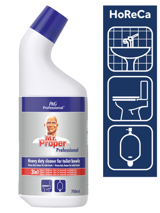 Mr.Proper Profesional čistič na toalety 750 ml 12PK
