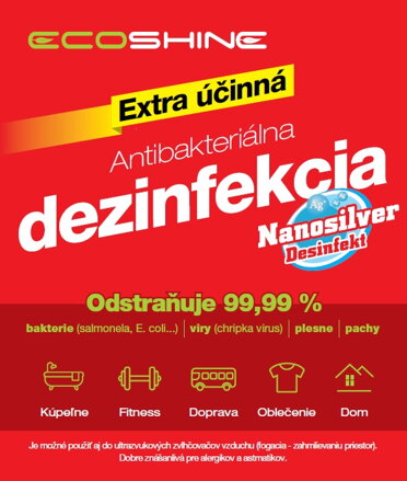 Nanosilver Desinfekt dezinfekčný roztok 5l kanister