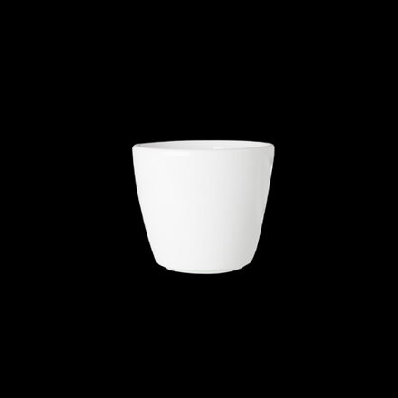 Šálka 14cl bez uška OPTIMO, porcelán biely