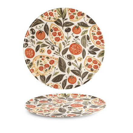 Tanier "PIZZA" 32 cm IDEAS porcelán 3ks/bal